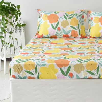 سرویس ملحفه بومرنگ مدل bahar-90 یکنفره 2تکه